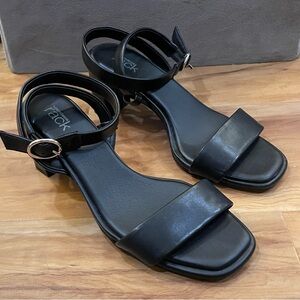 Women’s Nordstrom Rack Ankle Strap Heels - Black Size 6